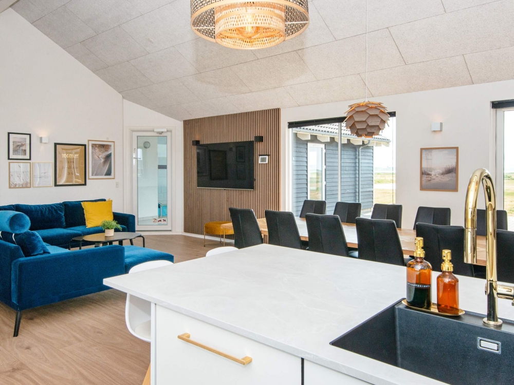 Køkkenet i luksushus nr. 293 er godt indrettet.