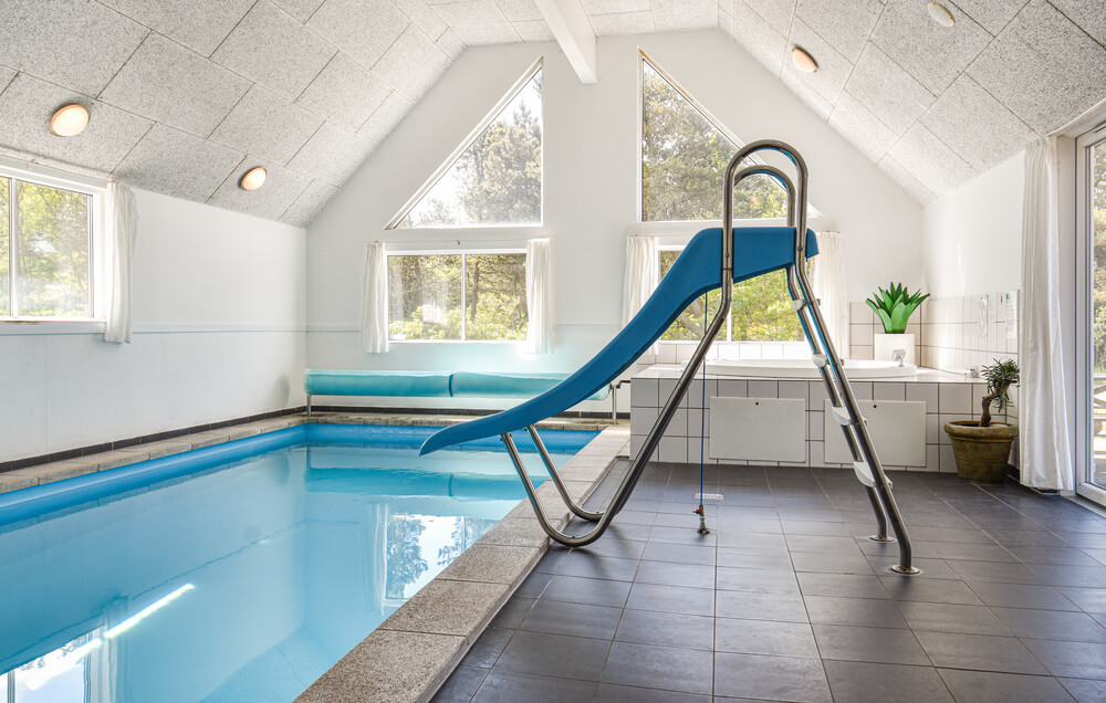 Den lækre pool i luksushuse nr. 224 til 20 personer